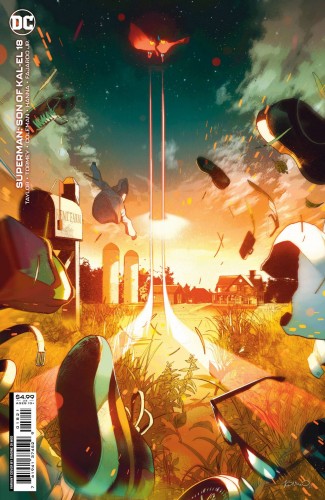 SUPERMAN SON OF KAL-EL #18 CVR B SIMONE DI MEO CARD STOCK VAR (KAL-EL RETURNS)