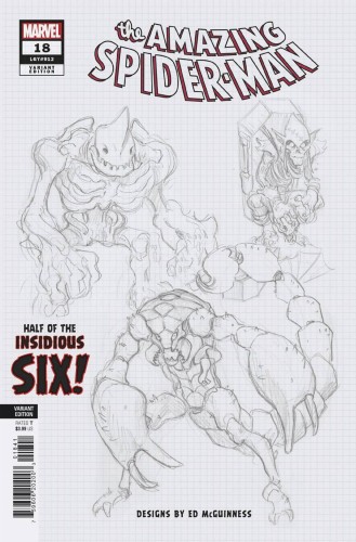 AMAZING SPIDER-MAN #18 MCGUINNESS DESIGN VAR