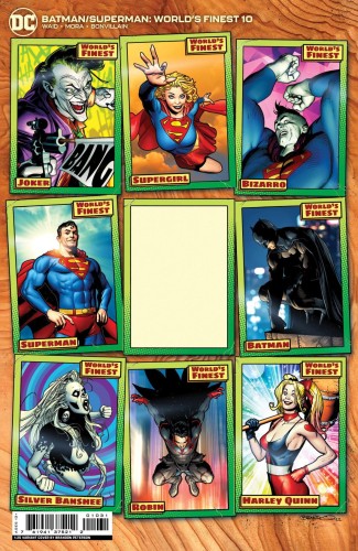 BATMAN SUPERMAN WORLDS FINEST #10 CVR D INC 1:25 BRANDON PETERSON CARD STOCK VAR