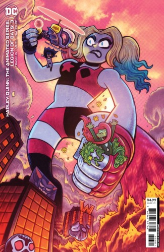 HARLEY QUINN THE ANIMATED SERIES LEGION OF BATS #3 (OF 6) CVR B DAN HIPP CARD STOCK VAR