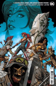 LAZARUS PLANET WE ONCE WERE GODS #1 (ONE SHOT) CVR B DAVE JOHNSON CARD STOCK VAR