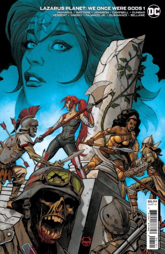 LAZARUS PLANET WE ONCE WERE GODS #1 (ONE SHOT) CVR B DAVE JOHNSON CARD STOCK VAR