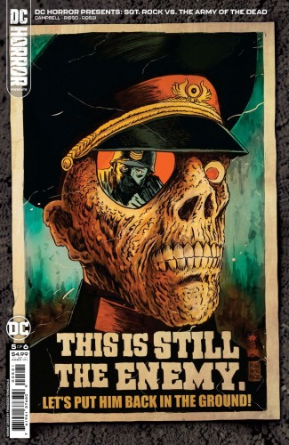 DC HORROR PRESENTS SGT ROCK VS THE ARMY OF THE DEAD #5 (OF 6) CVR B FRANCESCO FRANCAVILLA CARD STOCK VAR