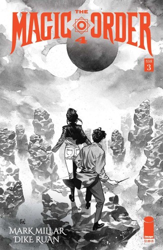 MAGIC ORDER 4 #3 (OF 6) CVR B RUAN B&W