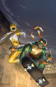 MMPR TMNT II #4 (OF 5) CVR E CARDSTOCK VAR CLARKE