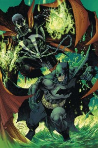 DF BATMAN SPAWN #1 LEE VAR CAPULLO SILVER SGN