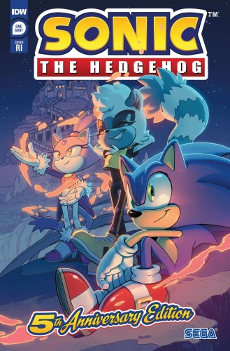 SONIC THE HEDGEHOG #1 5TH ANNV ED CVR F 25 COPY INVC GATES
