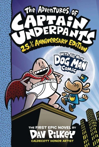 ADV OF CAPT UNDERPANTS W DOG MAN COMIC COLOR ED (9781338865394)