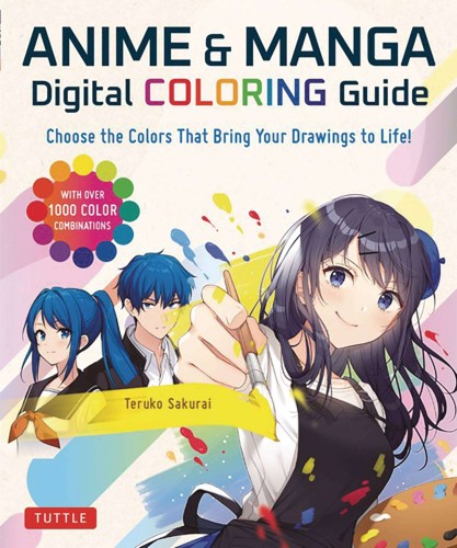 ANIME & MANGA DIGITAL COLORING GUIDE SC (9784805317228)