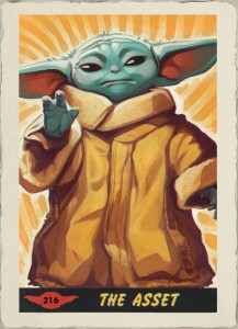 STAR WARS INSIDER #216 FOC GROGU TRADING CARD VIRGIN