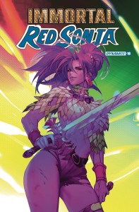 IMMORTAL RED SONJA #10 CVR M FOC LEIRIX ULTRAVIOLET