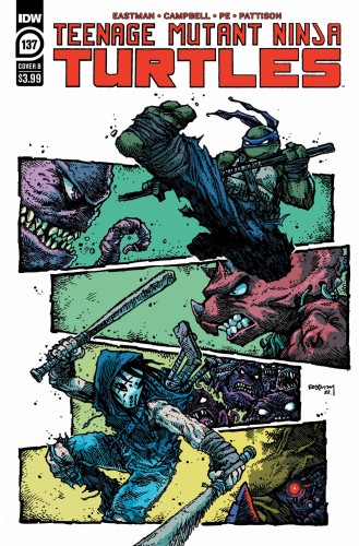 TMNT ONGOING #137 CVR B KEVIN EASTMAN & CAMPBELL