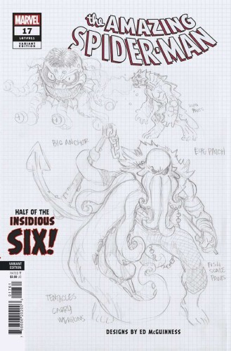 AMAZING SPIDER-MAN #17 MCGUINNESS DESIGN VAR