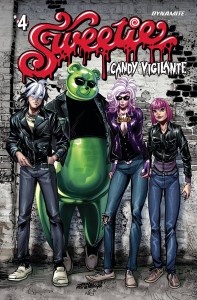 SWEETIE CANDY VIGILANTE #4 CVR G FOC ROCK ALBUM HOMAGE