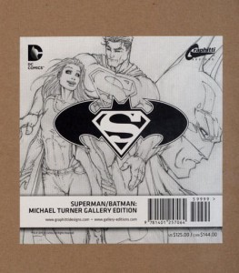 SUPERMAN BATMAN MICHAEL TURNER GALLERY ED HC