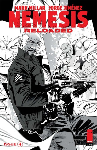 NEMESIS RELOADED #4 (OF 5) CVR B JIMENEZ B&W
