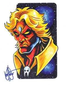 DF MARVEL COMICS BLANK VAR HAESER SKETCH