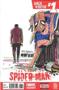 DF MARVEL COMICS BLANK VAR NICIEZA & DELBEATO HOMAGE SKETCH