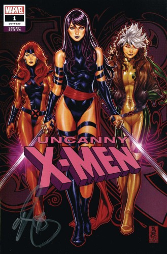 DF UNCANNY XMEN #1 EXC BROOKS SGN