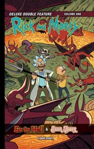 RICK & MORTY DLX DOUBLE FEATURE HC VOL 01
