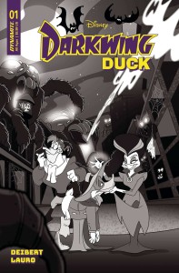 DARKWING DUCK #1 CVR ZI 10 COPY FOC INCV FORSTNER B&W