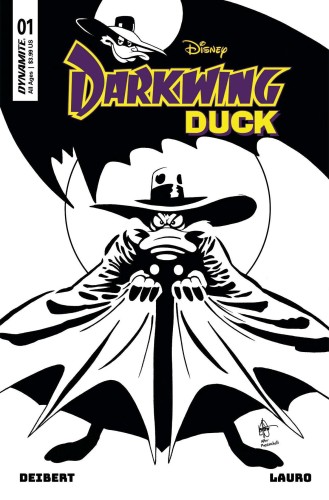 DARKWING DUCK #1 CVR ZF 7 COPY FOC INCV HAESER B&W