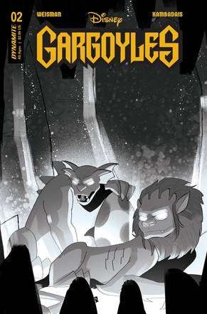 GARGOYLES #2 CVR Z 10 COPY FOC INCV KAMBADAIS B&W