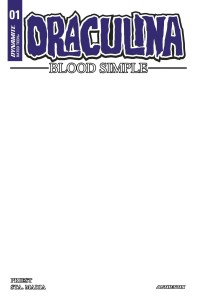 DRACULINA BLOOD SIMPLE #1 CVR V FOC WHITE BLANK AUTHENTIX