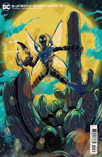 BLUE BEETLE GRADUATION DAY #4 (OF 6) CVR C INC 1:25 RICARDO LOPEZ ORTIZ CARD STOCK VAR