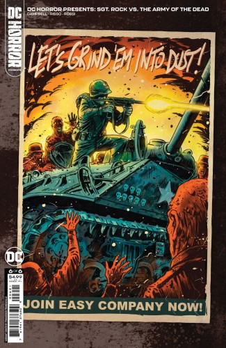 DC HORROR PRESENTS SGT ROCK VS THE ARMY OF THE DEAD #6 (OF 6) CVR B FRANCESCO FRANCAVILLA CARD STOCK VAR
