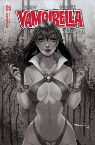 VAMPIRELLA YEAR ONE #5 CVR U 7 COPY FOC INCV TURNER B&W