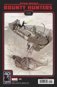 STAR WARS BOUNTY HUNTERS #32 RETURN OF THE JEDI 40TH ANN VAR
