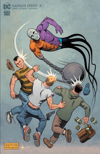 DANGER STREET #3 (OF 12) CVR B RAMONA FRADON & EVAN DOC SHANER CARD STOCK VAR