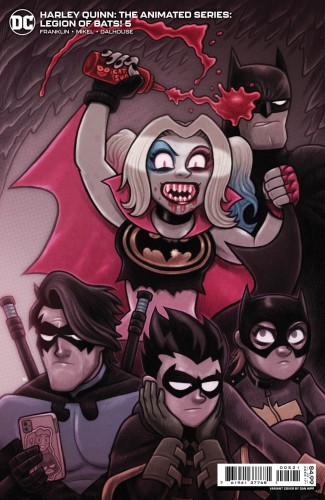 HARLEY QUINN THE ANIMATED SERIES LEGION OF BATS #5 (OF 6) CVR B DAN HIPP CARD STOCK VAR