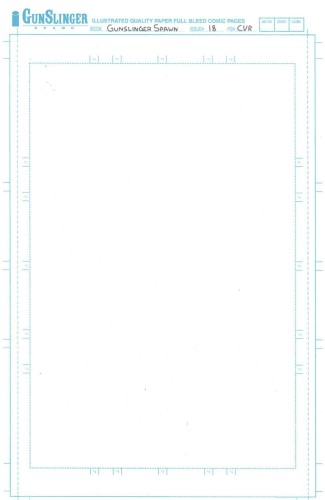 GUNSLINGER SPAWN #18 CVR C BLANK SKETCH