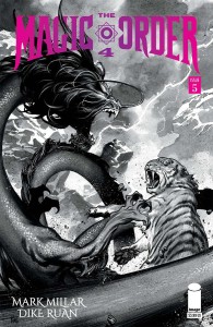 MAGIC ORDER 4 #5 (OF 6) CVR B RUAN B&W