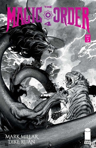 MAGIC ORDER 4 #5 (OF 6) CVR B RUAN B&W