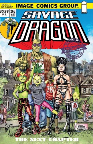 SAVAGE DRAGON #266 CVR B RETRO 70S TRADE DRESS