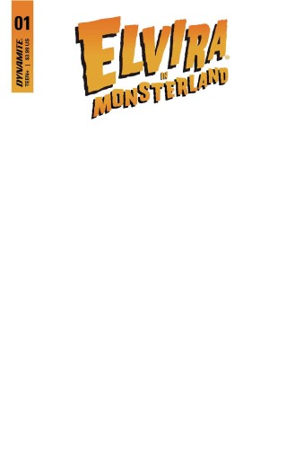 ELVIRA IN MONSTERLAND #1 CVR E BLANK AUTHENTIX