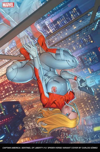 CAPTAIN AMERICA SENTINEL OF LIBERTY #12 CARLOS GOMEZ SPIDER-VERSE VAR