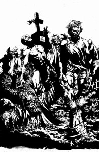 NIGHT OF THE LIVING DEAD KIN #1 CVR D MARTINEZ B&W LTD ED