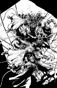 BLOODY PARTS #1 CVR C MARTINEZ B&W LTD VIRGIN 1/350