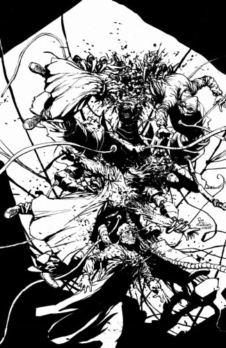 BLOODY PARTS #1 CVR C MARTINEZ B&W LTD VIRGIN 1/350