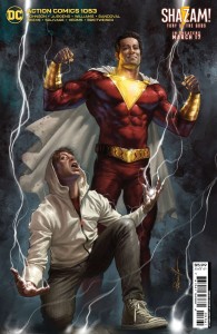 ACTION COMICS #1053 CVR D LUCIO PARRILLO SHAZAM FURY OF THE GODS MOVIE CARD STOCK VAR