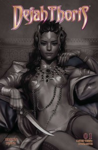 DEJAH THORIS (2023) #1 CVR Y 7 COPY FOC PUEBLA B&W INCV