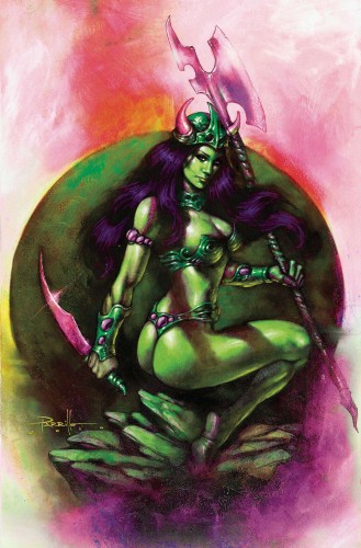 DEJAH THORIS (2023) #1 CVR ZD 10 COPY FOC PARRILLO ULTRAVIOLET
