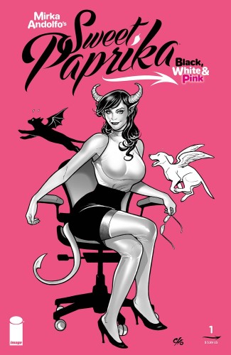 SWEET PAPRIKA BLACK WHITE & PINK (ONE SHOT) CVR B