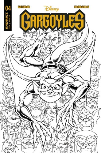 GARGOYLES #4 CVR U 7 COPY FOC INCV HAESER LINE ART