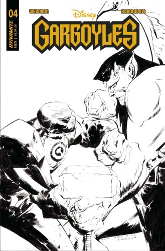 GARGOYLES #4 CVR W 10 COPY FOC INCV LEE LINE ART
