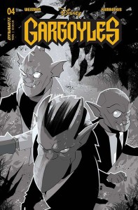 GARGOYLES #4 CVR Y 10 COPY FOC INCV KAMBADAIS B&W